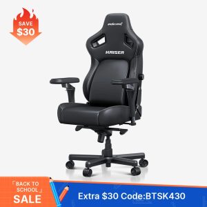 AndaSeat Elegant Black Kaiser 4 6D Armrest Gaming Chair