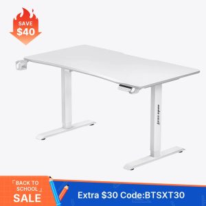 AndaSeat White Xtreme Series Ergonomic Standing Desk