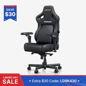 AndaSeat Elegant Black Kaiser 4 6D Armrest Gaming Chair